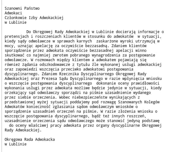 Apelacja prokuratora: obowiązek czy uznanie? Rozwiewam wątpliwości.